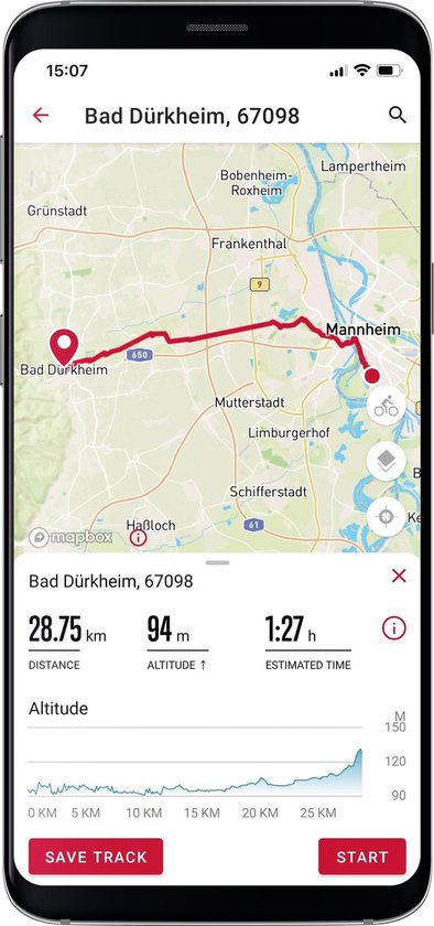 SIGMA SPORT ROX 4.0 GPS Fietscomputer incl. stuurhouder, zwart