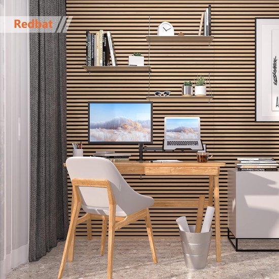 Monitorarm met laptopvak, dual screens, volledig instelbaar voor 13 tot 32 inch lcd-led-scherm tot 8 kg en notebook tot 16 inch, kantelen, draaien en draaien, 2 bevestigingsmogelijkheden