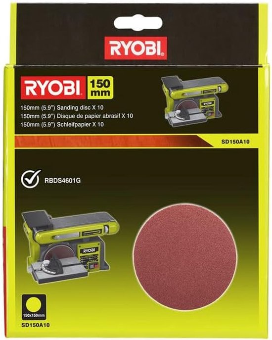 Ryobi RBDS4601G Bandschuur en slijpmachine - 375W