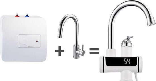 Elektrische Kraan Met Doorstroomboiler 230V Directe Warmwaterkraan Voor Keuken Badkamer Caravan and Camping Smart Heater