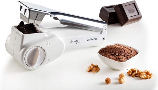 Metal 44 draadloze elektrische kaasrasp - roestvrijstalen walsen - 1 kg kaas - acculading - verschillende ingrediënten - 1500 mAh - wit kaasmolen