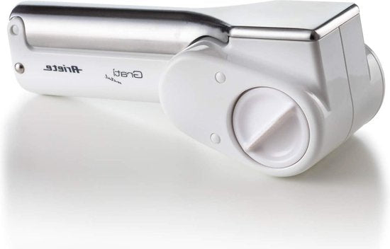 Metal 44 draadloze elektrische kaasrasp - roestvrijstalen walsen - 1 kg kaas - acculading - verschillende ingrediënten - 1500 mAh - wit kaasmolen