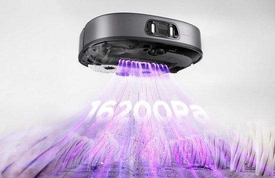 Eureka J15 Pro Ultra Black - Robotstofzuiger met dweilfunctie - zelfreinigend - slimme navigatie