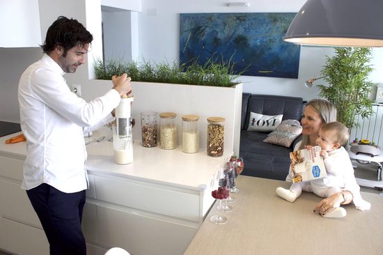 Vegan Milker Classic (ChufaMix)- plantaardige melk van noten, granen of zaden - 1 liter in minuut - Inclusief Engels e-boek met recepten