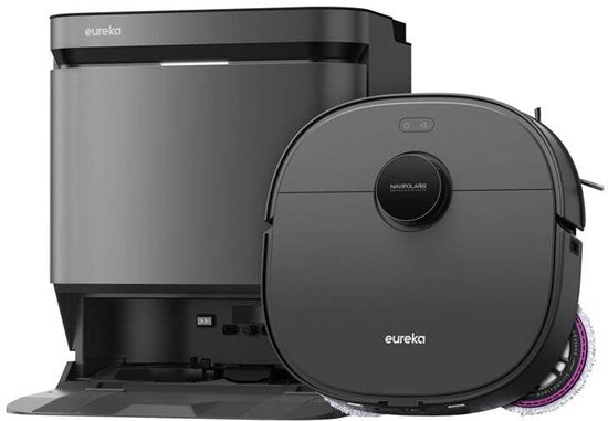 Eureka J15 Pro Ultra Black - Robotstofzuiger met dweilfunctie - zelfreinigend - slimme navigatie