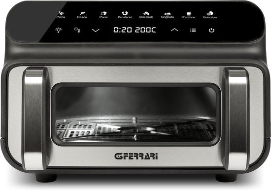 G3 Ferrari G10181 friteuse Enkel 10 l Vrijstaand 2000 W Frituurpan Zwart, Roestvrijstaal