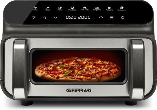 G3 Ferrari G10181 friteuse Enkel 10 l Vrijstaand 2000 W Frituurpan Zwart, Roestvrijstaal