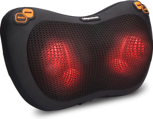 Lifeproducts Shiatsu Massagekussen - Elektrisch Nekmassage Apparaat - Massage Apparaten - Nek en Schouder Massage Apparaat - Massageapparaten met Infrarood Verwarming