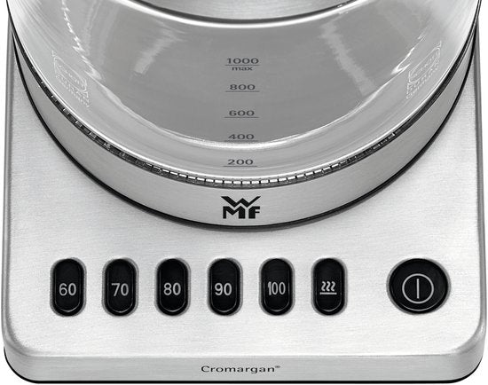 WMF KITCHENminis - Thee- en Waterkoker - 1L - RVS - Compact - Energiezuinig