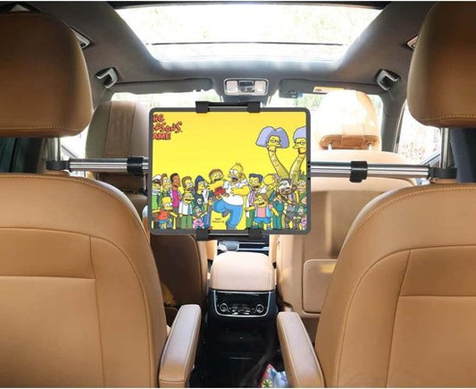 tablethouder autohoofdsteun voor 4,7-12,9" iPad-smartphone, tablethouders in de middelste autoachterbank, kindertablet op de achterbank autohouder voor , Fire HD enz.