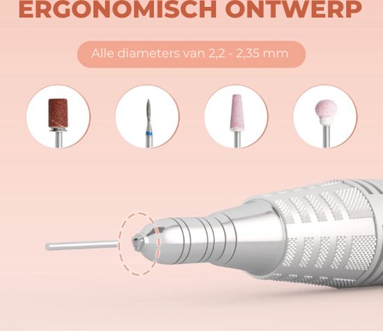 JCMASTER® Nagelfrees - Nagelfrees 35000 RPM - Nagelfrees Professioneel - Elektrische Nagelvijl - Pedicureset Electrisch - Elektrische Nagelfrees - Nagelfrees Elektrische - Nagelfrees Machine - Nagelfrees Kunstnagels