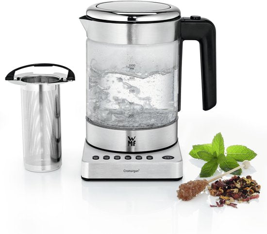 WMF KITCHENminis - Thee- en Waterkoker - 1L - RVS - Compact - Energiezuinig