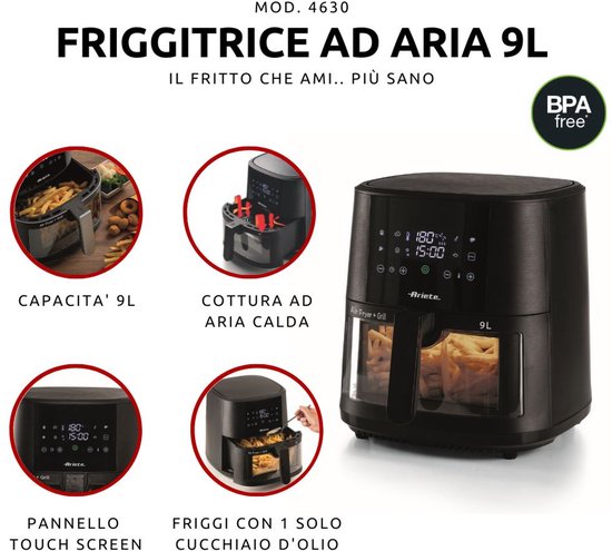 Ariete 4630/00  Heteluchtfriteuse