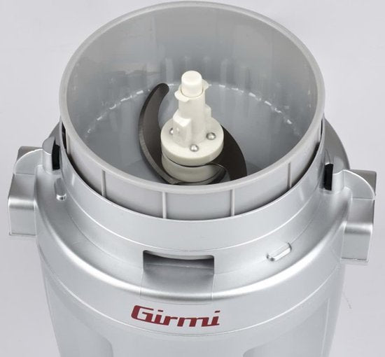 Girmi Hakmolen zilver en rood 500 W TR20