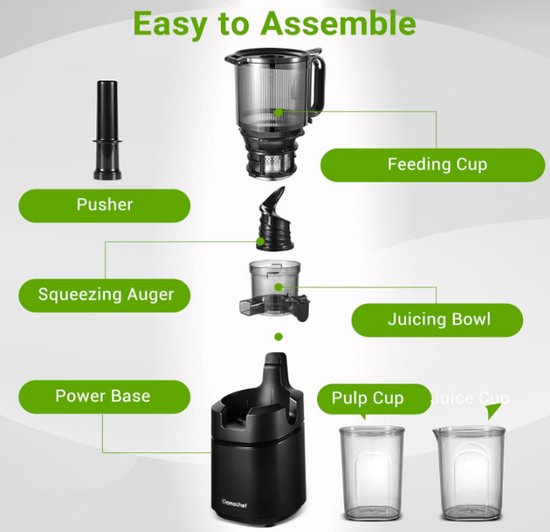AMZCHEF Automatic All-In-One Juicer