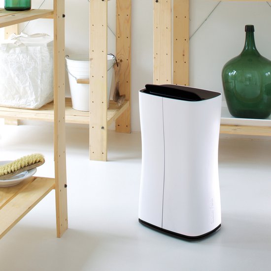 Stadler Form Theo – Kleine compressor-luchtontvochtiger 10 L – Instelbare luchtvochtigheid 40/50/60% – 1–7 u timer – Draagbaar met handgreep – Voor ruimtes tot 40 m²