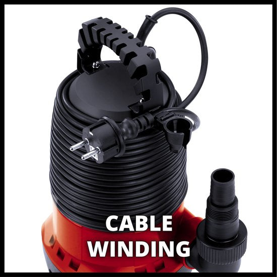 Einhell Elektrische Vuilwaterpomp GC-DP 7835 - 780 W - 15700 l/u - Vuil tot Ø35 mm - Traploos instelbare vlotterschakelaar