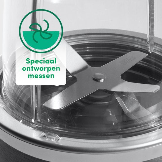 Nutribullet Original Blender - 600 Watt - Smoothie Maker - 3-delig - Blender - Grijs