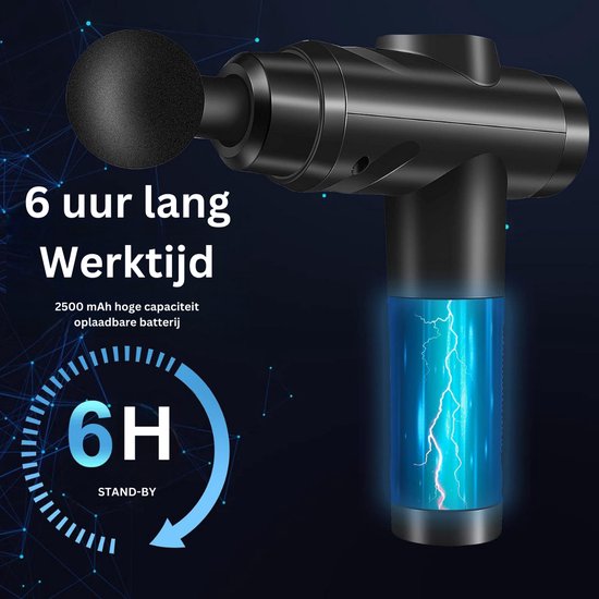 Theragun - Massage Pistool - Massage Gun - Massageapparaten - Massage Gun Professioneel - Beenmassage Apparaat - Massageapparaten Rug - Voetmassage Apparaat - Kniemassage Apparaat - Met 10 Opzetstukken - Voor Spieren En Gewrichten