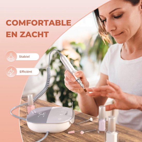 JCMASTER® Nagelfrees - Nagelfrees 35000 RPM - Nagelfrees Professioneel - Elektrische Nagelvijl - Pedicureset Electrisch - Elektrische Nagelfrees - Nagelfrees Elektrische - Nagelfrees Machine - Nagelfrees Kunstnagels