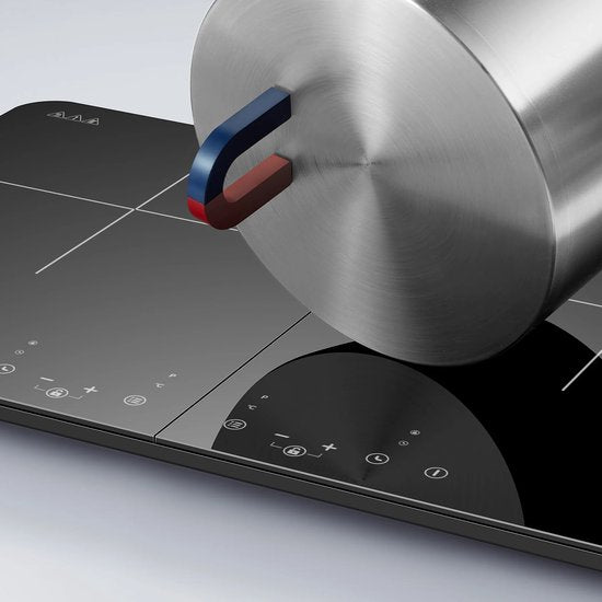 CIARRA CBTIH2 - Draagbare dubbele inductiekookplaat - 16 ampère aansluiting - 3500 W dubbele kookplaat met Touch Control