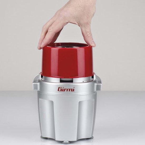 Girmi Hakmolen zilver en rood 500 W TR20