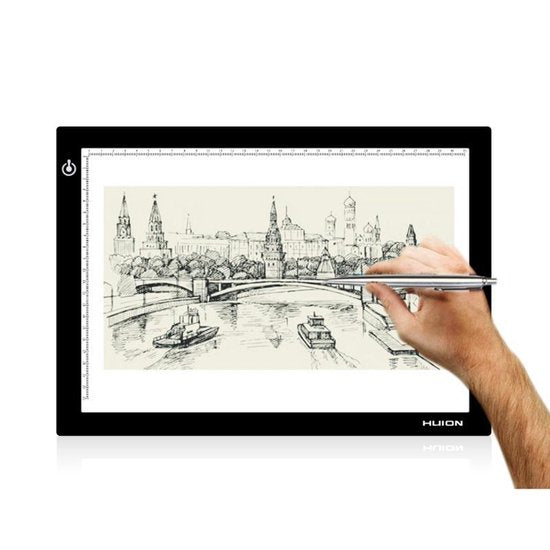 Huion L4S USB draagbare 17 7 inch Ultra Slim instelbare helderheid Art Craft Tattoo Tracing licht vak Pad Board