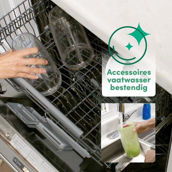 Nutribullet Original Blender - 600 Watt - Smoothie Maker - 3-delig - Blender - Grijs