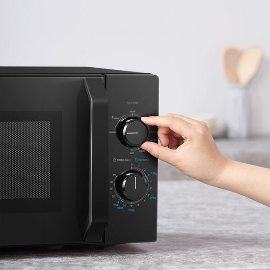 Toshiba MW2-MG20PF(BK) - Vrijstaande magnetron met Grill - 10 Jaar Garantie op Magnetronbuis - 20 liter - Zwart