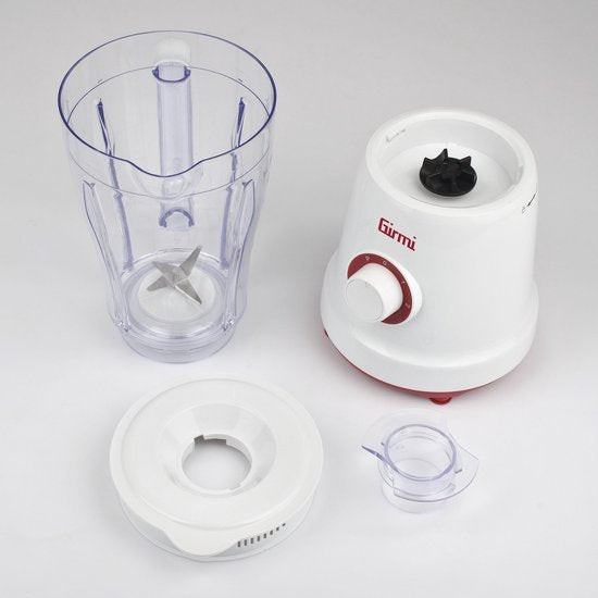 Girmi FR46 1,5 l Blender voor op aanrecht 500 W Transparant, Wit