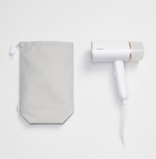Philips Kledingstomer STH3020/10 - Opvouwbaar en Compacte Handstomer - Snel Warm - 1000 Watt - Incl Reistas - Wit