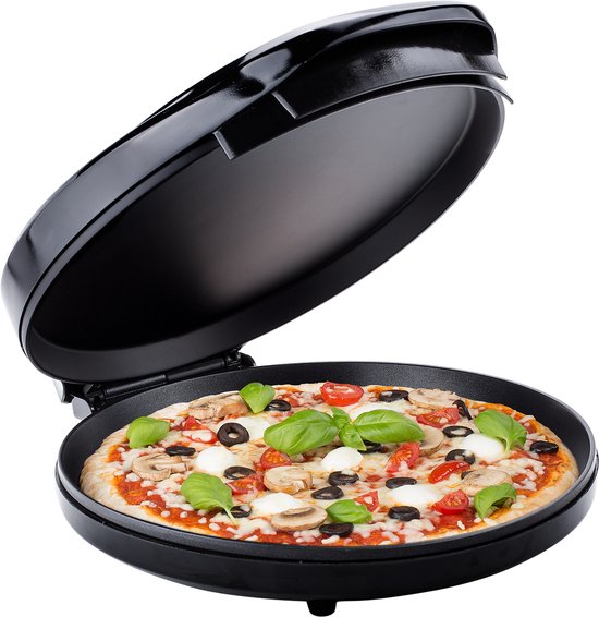 Tristar PZ-2881 - Pizzaoven Pizzamaker elektrisch - 1400W - Ø30cm - Regelbare thermosstaat - PFAS-vrij