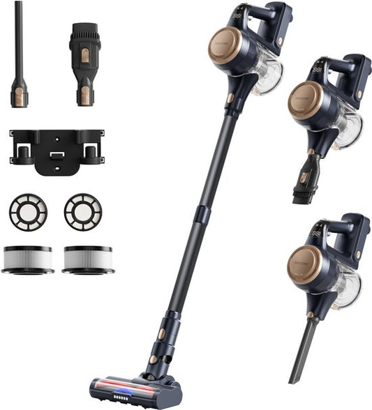 Proscenic P11 Lite - Steelstofzuiger Draadloos - 40KPA - 450W - 5 filter - Werktijd 40 Min - 540ml Opvangbak