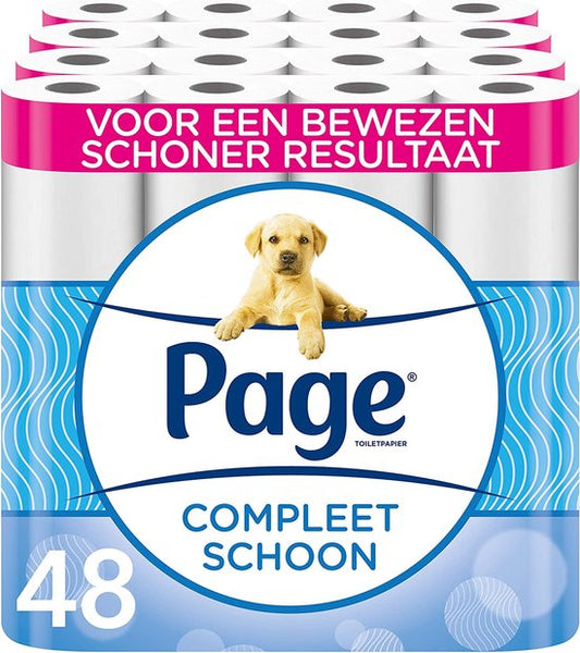 Page toiletpapier - Compleet Schoon - 48 rollen