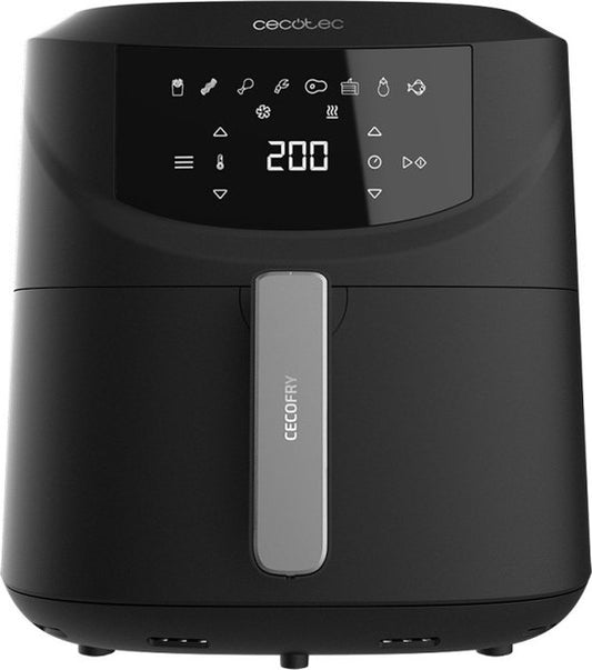 Cecotec Cecofry Absolute 7600 Heteluchtfriteuse, 2000 W, digitaal en compact, PerfectCook-technologie, instelbare temperatuur en