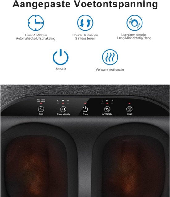 RENPHO® Voetmassage Apparaat - Voetenbankje - Voetenbad - Voetmassage - Voetmassage Bad Electrisch - Voetmassage Apparaat Bloedsomloop - Massage Kussen - Voetmassage Apparaat Neuropathie