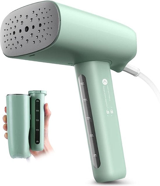 HOMEASY Reisstoomstrijkijzer, Stoomborstel, Reisstrijkijzer met 110 ml Watertank, 800 W, Reisstoomstrijkijzerstations, in 40 Seconden Snelle Opwarming Voor Dagelijks Gebruik en Op Reis