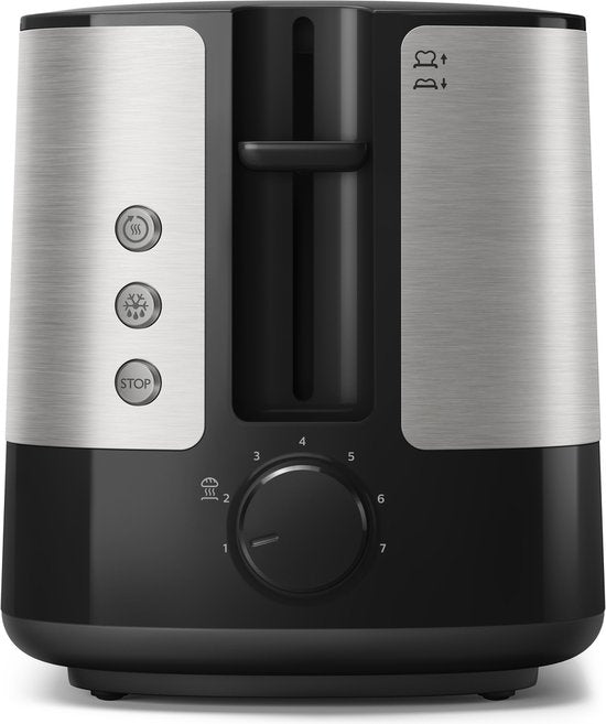 Philips Viva HD2637/90 - Broodrooster - Zwart