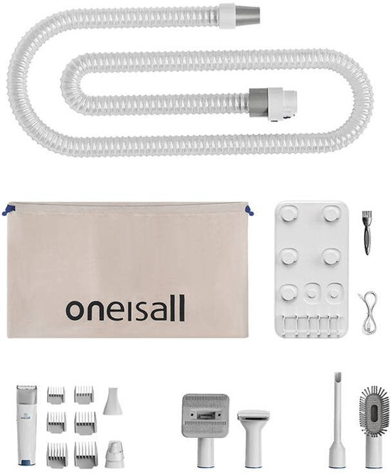 Oneisall Stofzuiger Voor Dierenhaar Verzorgingsset Voor Katten En Honden