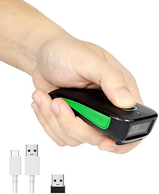 Netum C740 Pocket Mini Barcodescanner - Bluetooth en 2.4Ghz
