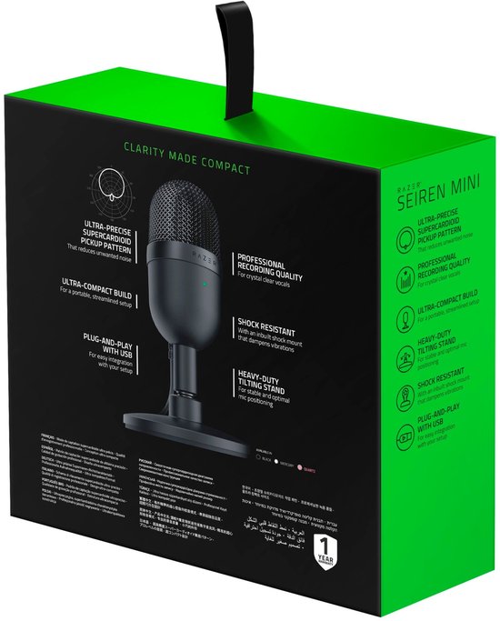 Razer Seiren Mini Microphone - Black
