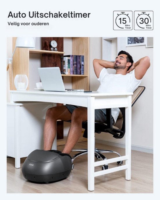 RENPHO® Voetmassage Apparaat - Voetenbankje - Voetenbad - Voetmassage - Voetmassage Bad Electrisch - Voetmassage Apparaat Bloedsomloop - Massage Kussen - Voetmassage Apparaat Neuropathie