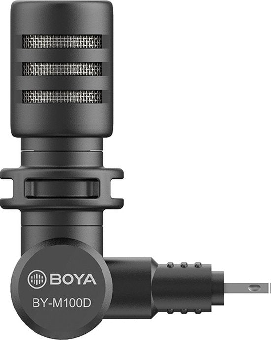 Boya Microfoon By-m100d Condensator Ios 18 X 72 Mm Zwart