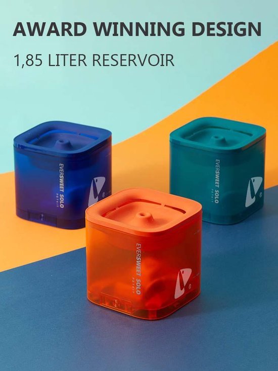PETKIT® Eversweet SOLO Groen - Drinkfontein Kat - 1,85L - Geruisloos - met Filter