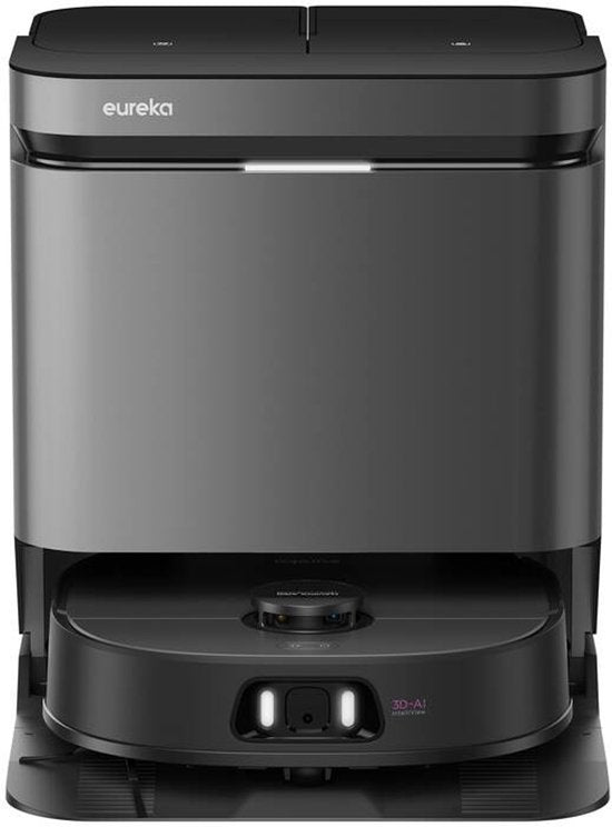 Eureka J15 Pro Ultra Black - Robotstofzuiger met dweilfunctie - zelfreinigend - slimme navigatie