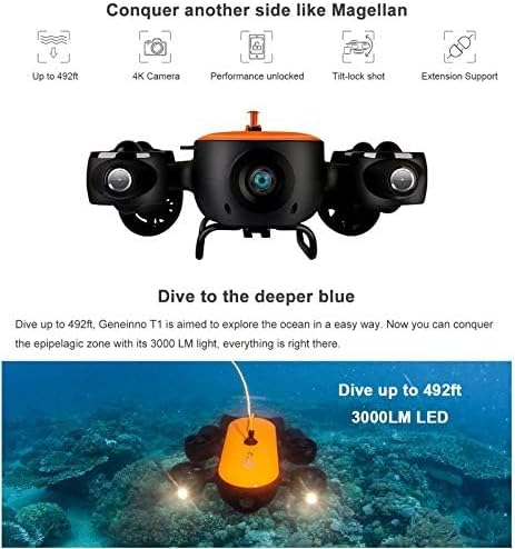 Geneinno - T1-Pro-150M - Onderwater drone