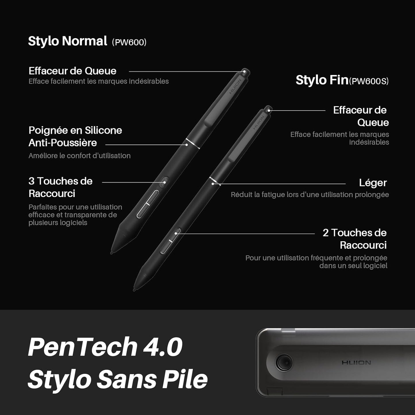 HUION KAMVAS Pro 27 4K UHD Graphics Tablet with Display, PenTech 4.0 Battery-Free Stylus with 2nd Gen Anti-Glare Etched Glass