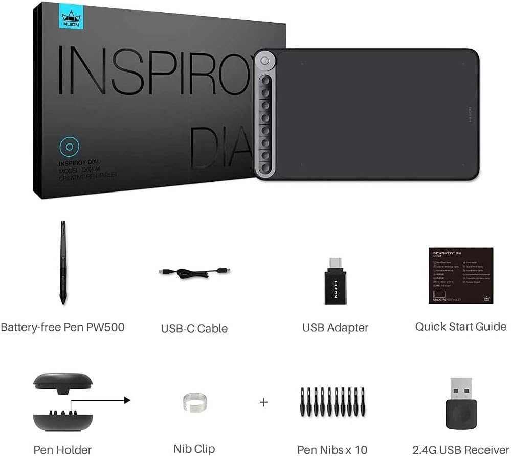 Huion Inspiroy Dial Q620M