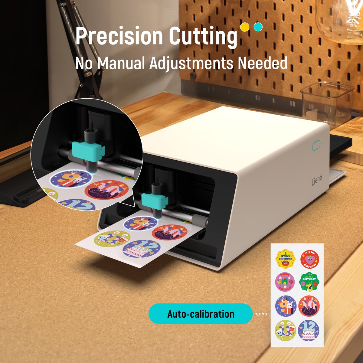 Liene PixCut S1 Fotoprinter – Photo Sticker Printer & Cutter