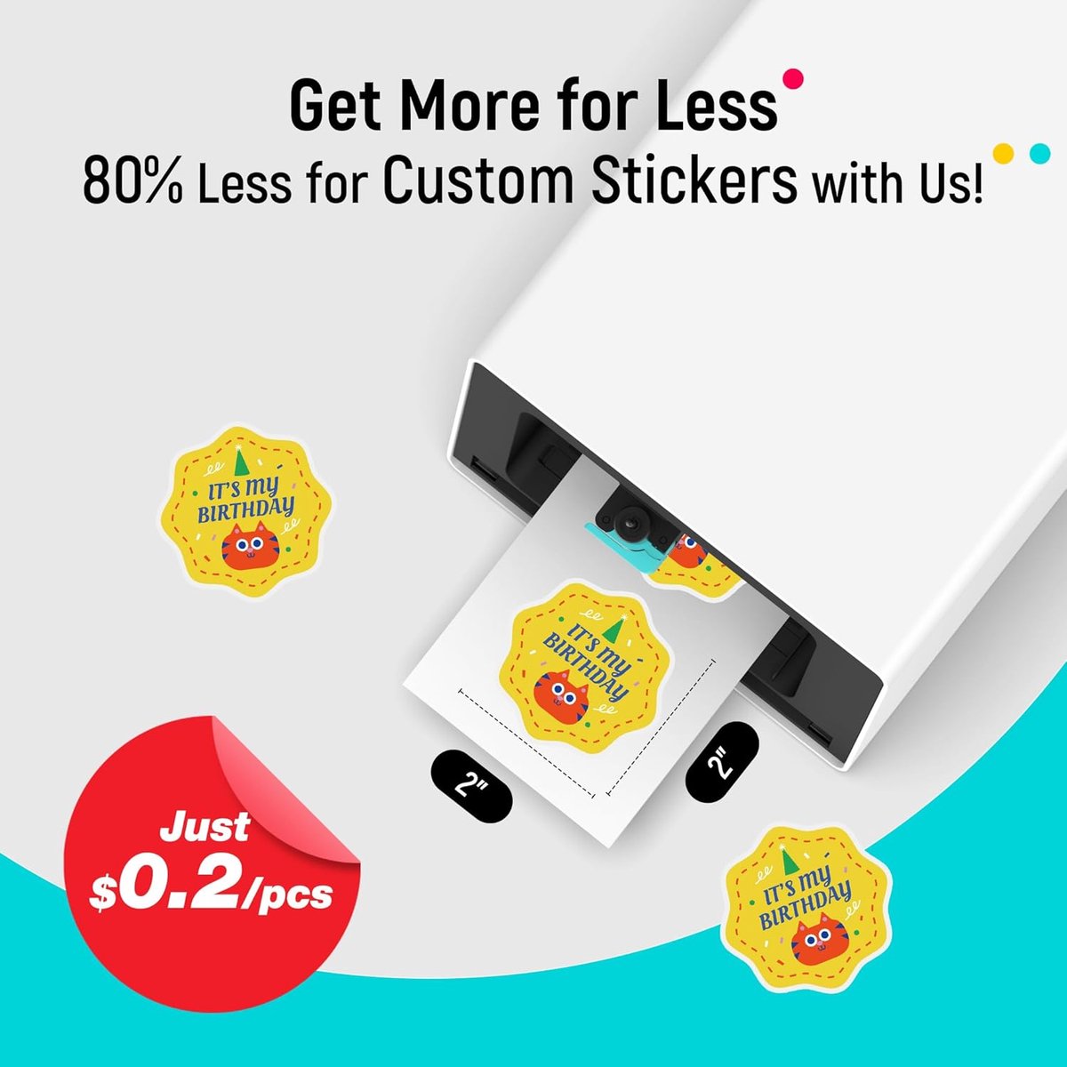Liene PixCut S1 Fotoprinter – Photo Sticker Printer & Cutter